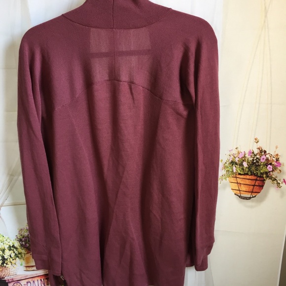NWT SO MERLOT LULULEMON BLISSFUL ZEN SWEATER SLITS - Picture 4 of 8